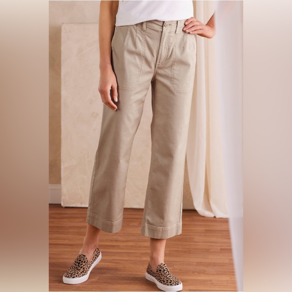 Soft Surroundings‎ NWOT Del Sol Crop Straight-Leg Pants